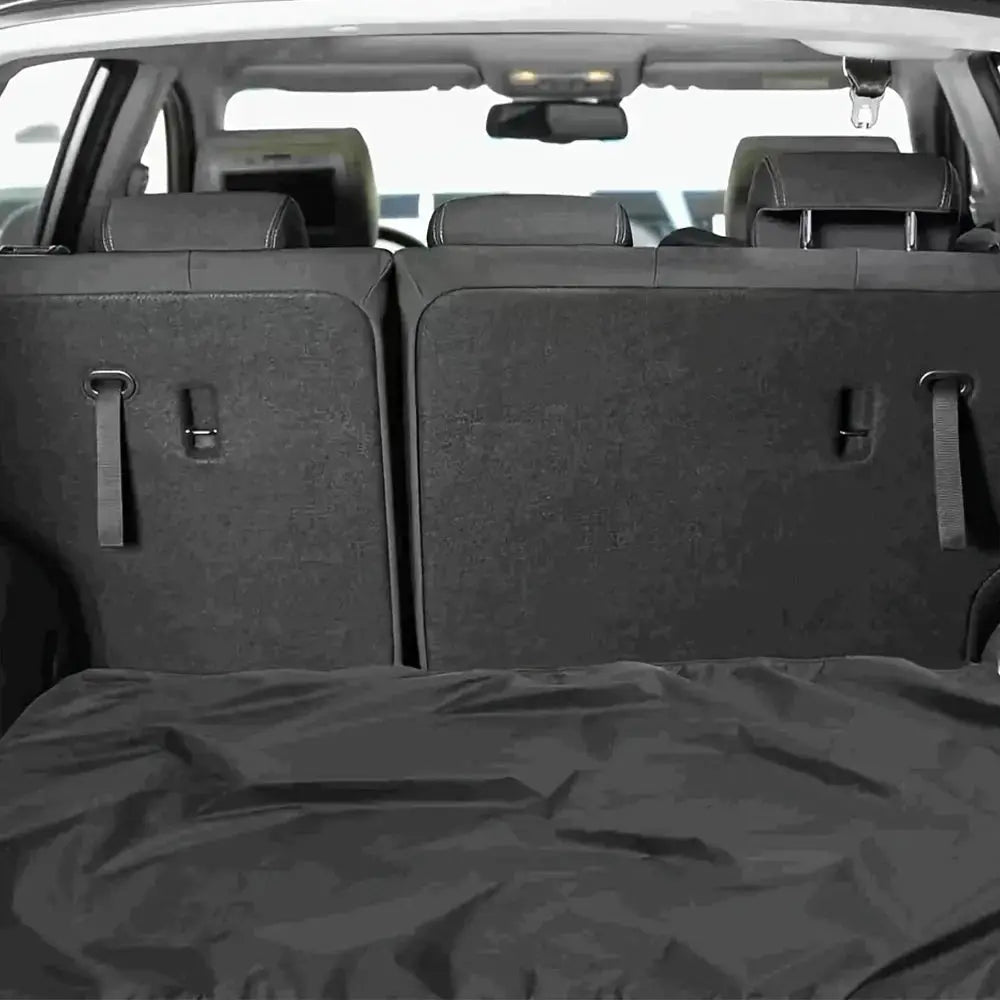 Simples Market universal waterproof cargo mat for car SUV trunk, black polyester fiber