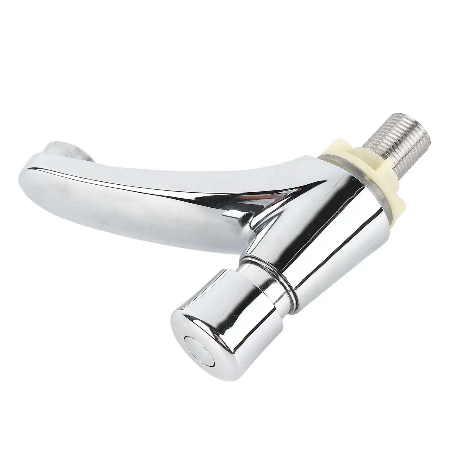 Time Delay Basin Sink Faucet chrome finish with lever and threaded connector, Simples Market