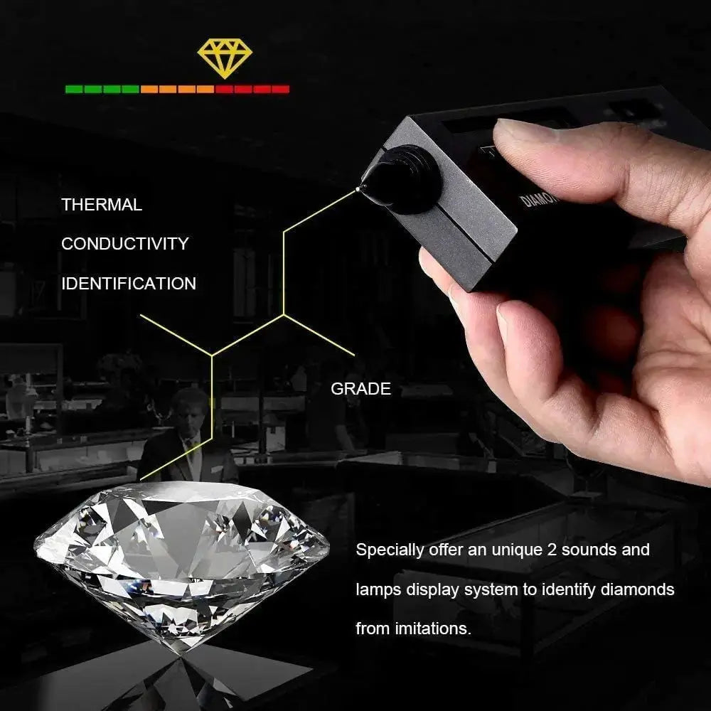 High Accuracy Diamond Tester Pen Kit With LED Indicator And Audio Alerts For Jewelry And Loose Stones