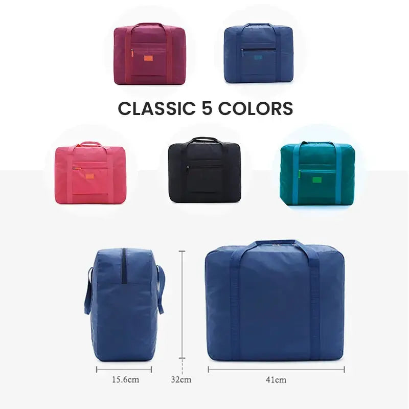 VoyagePro Lightweight Foldable Travel Duffel Bag Packable Unisex Tote For Weekenders And Overnight Trips