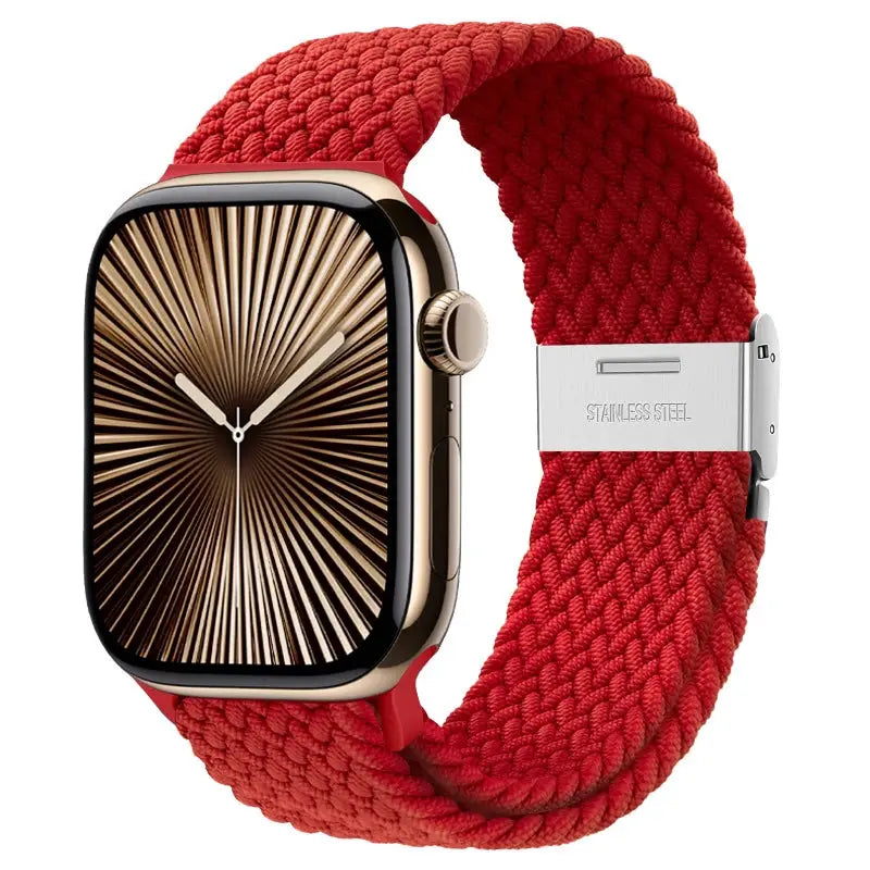 Strap For Apple watch band 46mm 45mm 44mm 49mm 40mm 41mm 42mm Braided loop correa bracelet iWatch series 10 8 9 7 5 2030