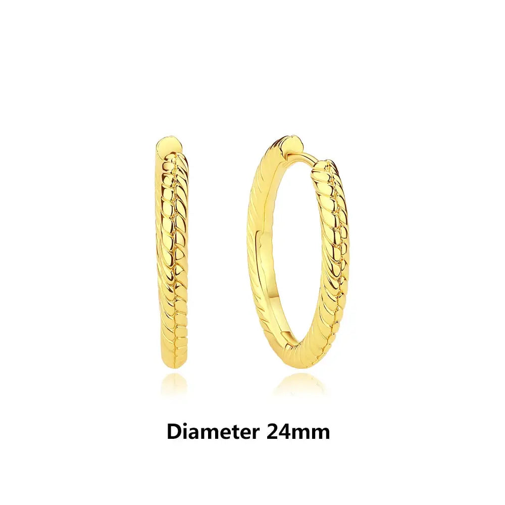 925 Sterling Silver Stud Hoop Earrings For Women Crystal Zircon Rose Gold Crown Heart Infinity Bee Design Jewelry