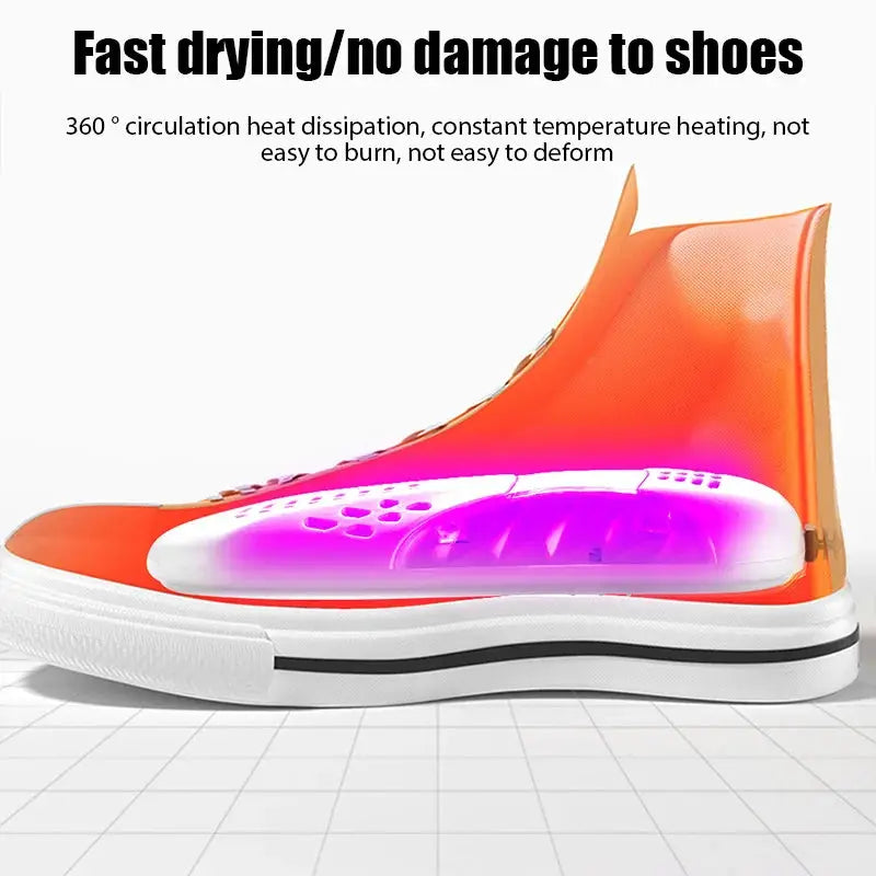 Electric Shoe Dryer Boot Warmer For Shoes Boots And Socks Odor Elimination Fast Drying UV Sanitizing