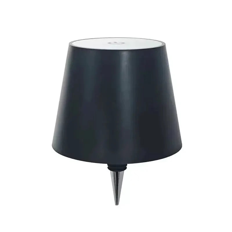 USB Charge Bottle Table Lamp With Touch Control Three Color Temperatures And Stepless Dimming For Wine Bottles And Desk