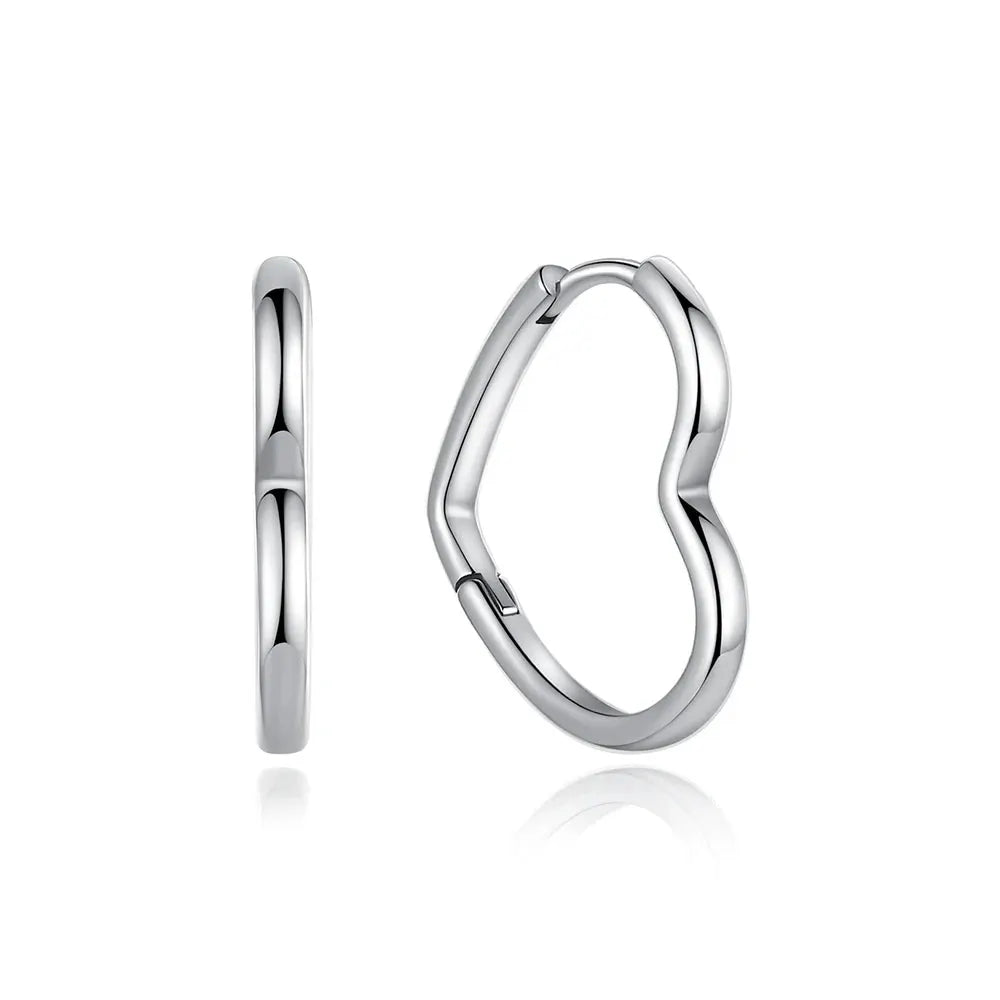 925 Sterling Silver Stud Hoop Earrings For Women Crystal Zircon Rose Gold Crown Heart Infinity Bee Design Jewelry