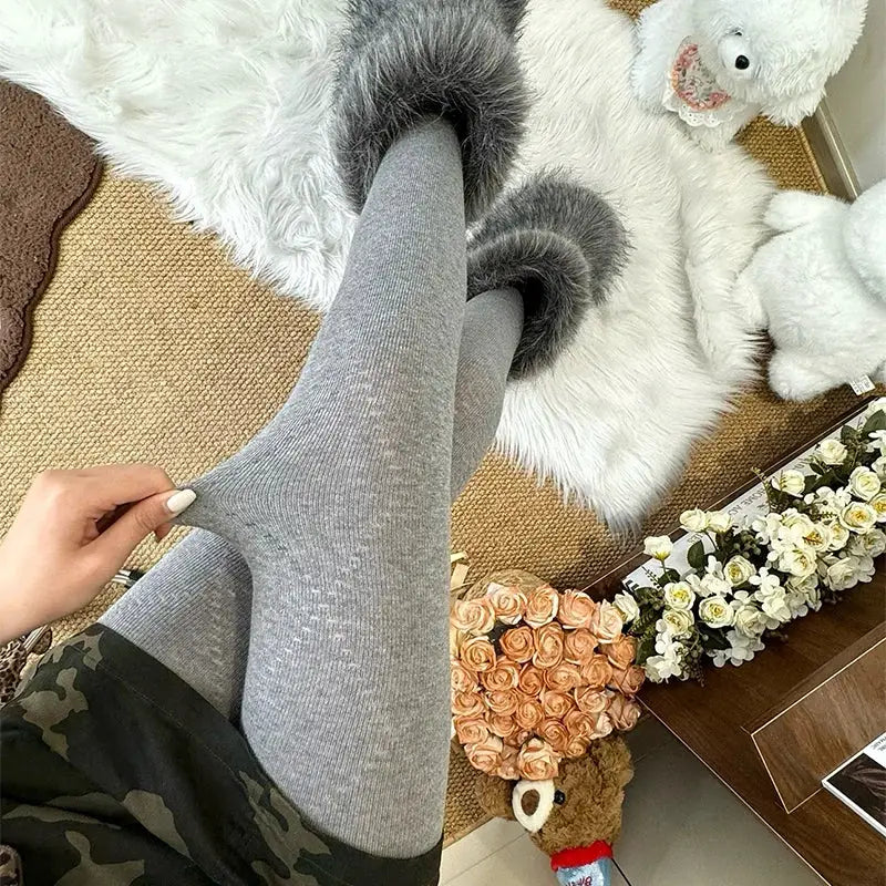 LunaWeave Autumn Winter 100D High Waist Opaque Tights For Women Silky Comfort And Flawless Coverage