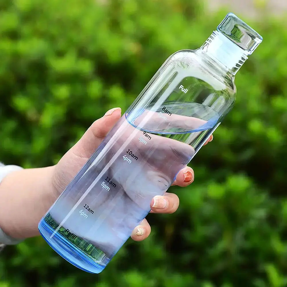 INS Style 500ml Transparent Water Bottle Leakproof Drinking Cup For Tea Coffee And Students