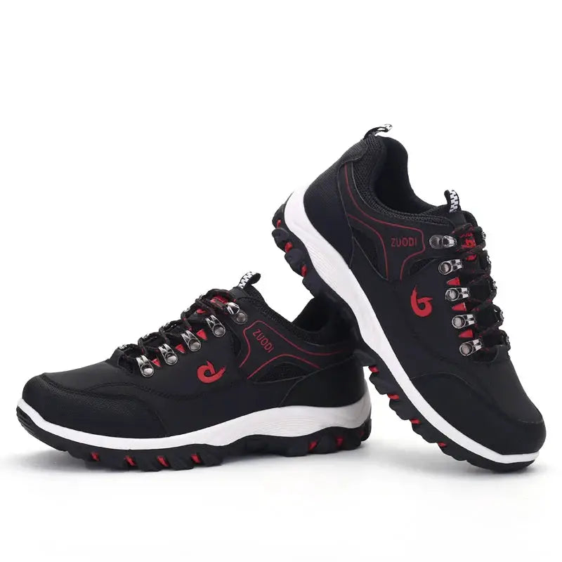 Brand Mens Leather Casual Sneakers Lightweight Breathable Shoes For Walking And Tennis