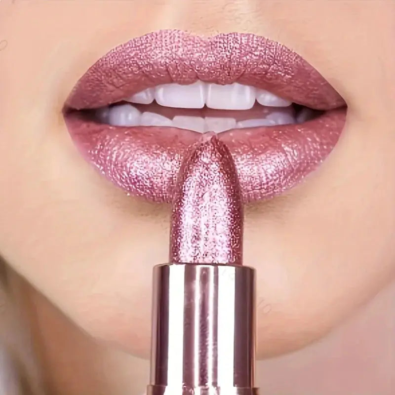 RoseGlow Rose Smoke Lipstick With Glossy Velvet Finish Waterproof Long Lasting Shine