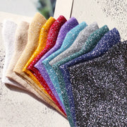 Korean Silk Co Shiny Silk Candy Colored Socks Set Three Pairs Of Cotton Knit Korean Style Hosiery