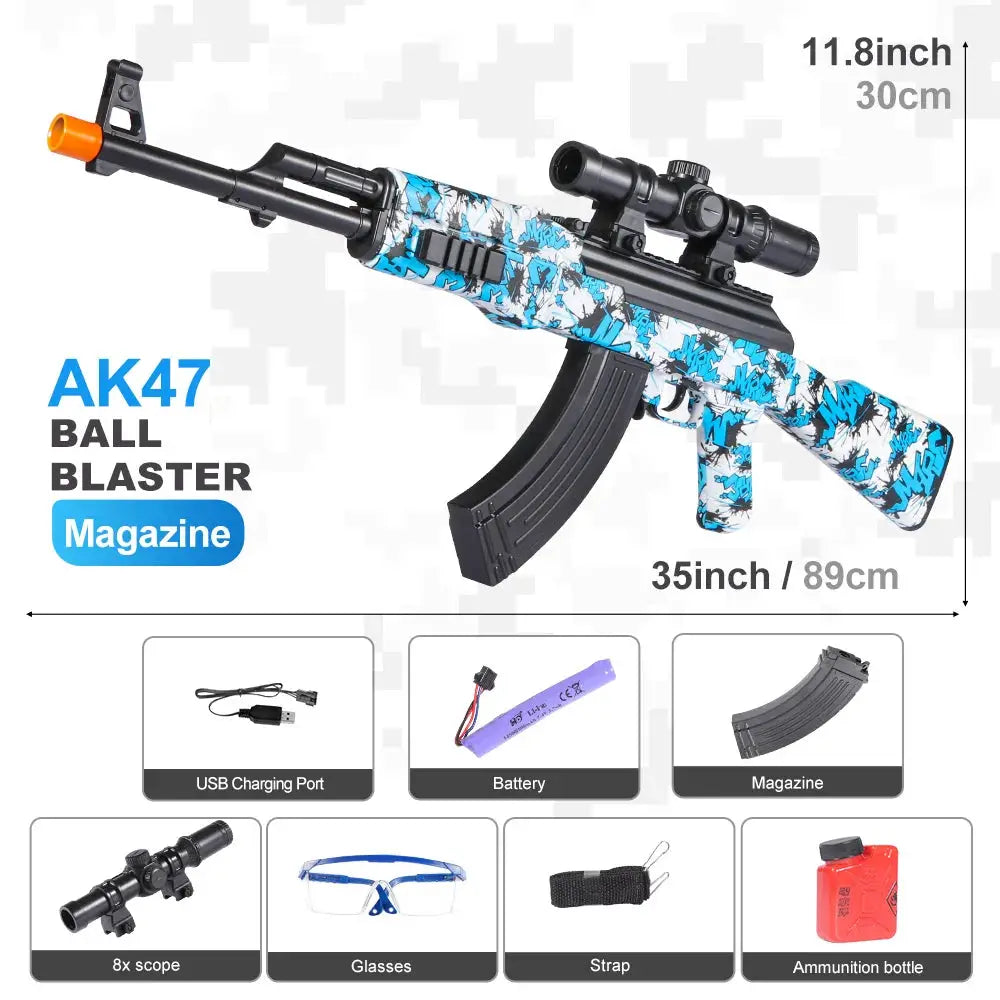 M416 Electric Blaster Gun Set High Precision Shooting Toy For Outdoor Play And Birthday Gift Ages 14 And Up