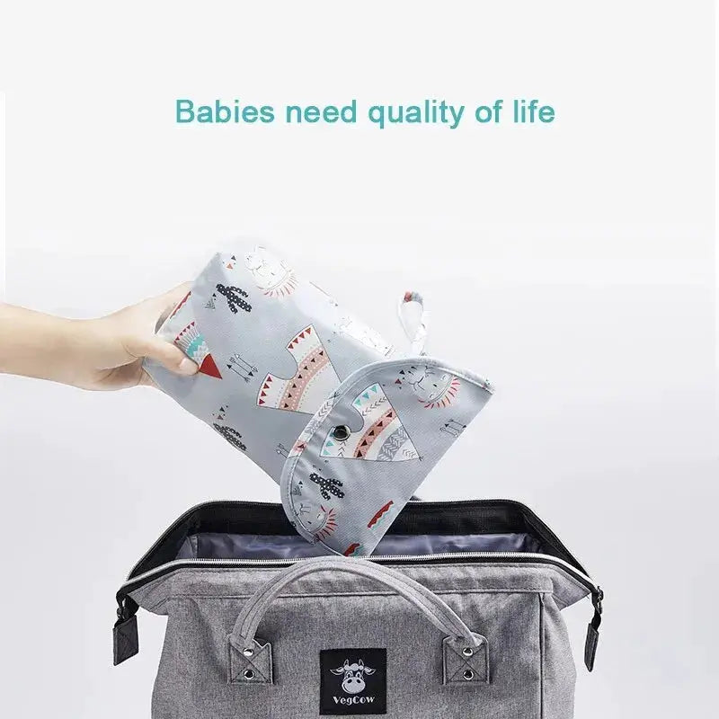 Waterproof Diaper Bag With Wet Dry Pack Organizer For Travel Stroller Carry Bag Nappy Mummy Pouch
