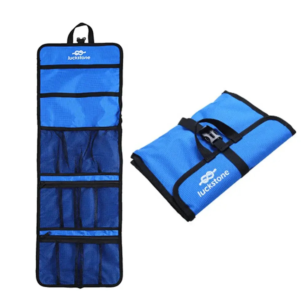 Rock Climbing Gear Storage Bag With Carabiner Organizer Durable 420D Ripstop Oxford
