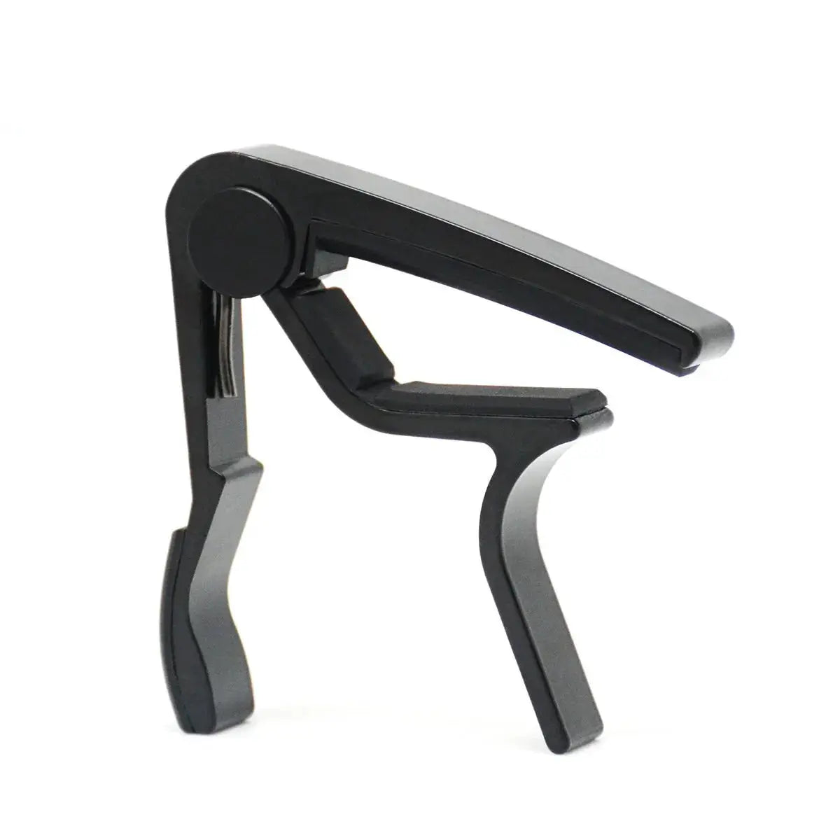 Single Handed Guitar Capo for Acoustic and Electric Guitars Aluminum Quick Clamping Black
