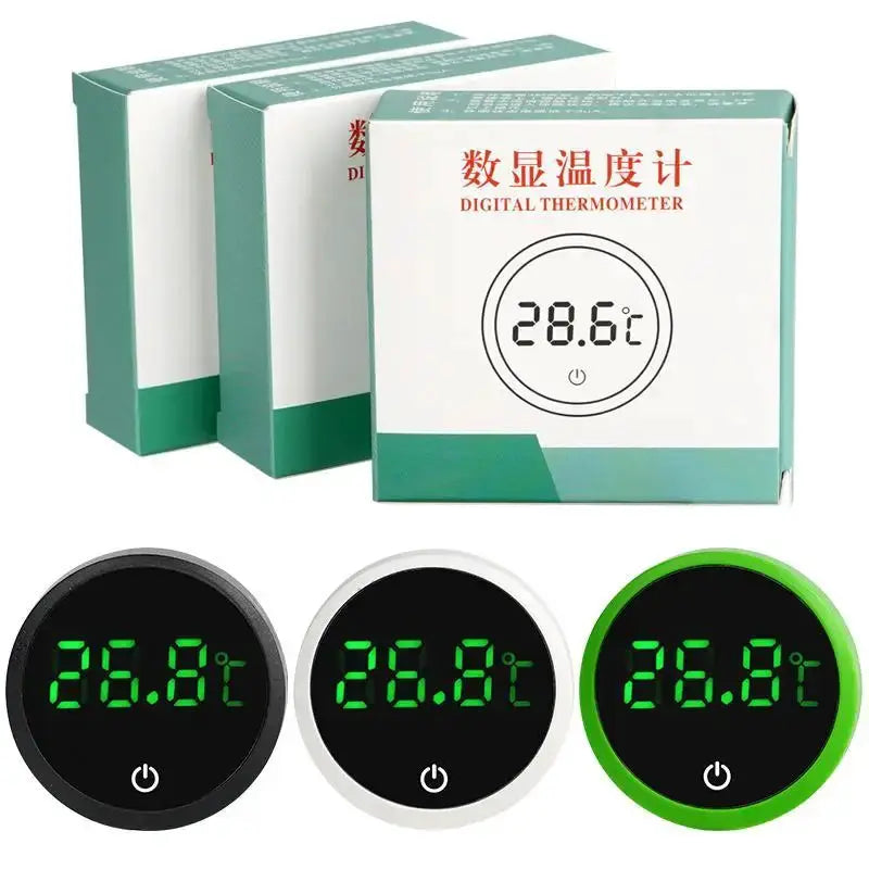 Self Adhesive LCD Digital Aquarium Thermometer For Fish Tank And Terrarium With Large Screen Temperature Meter Wireless