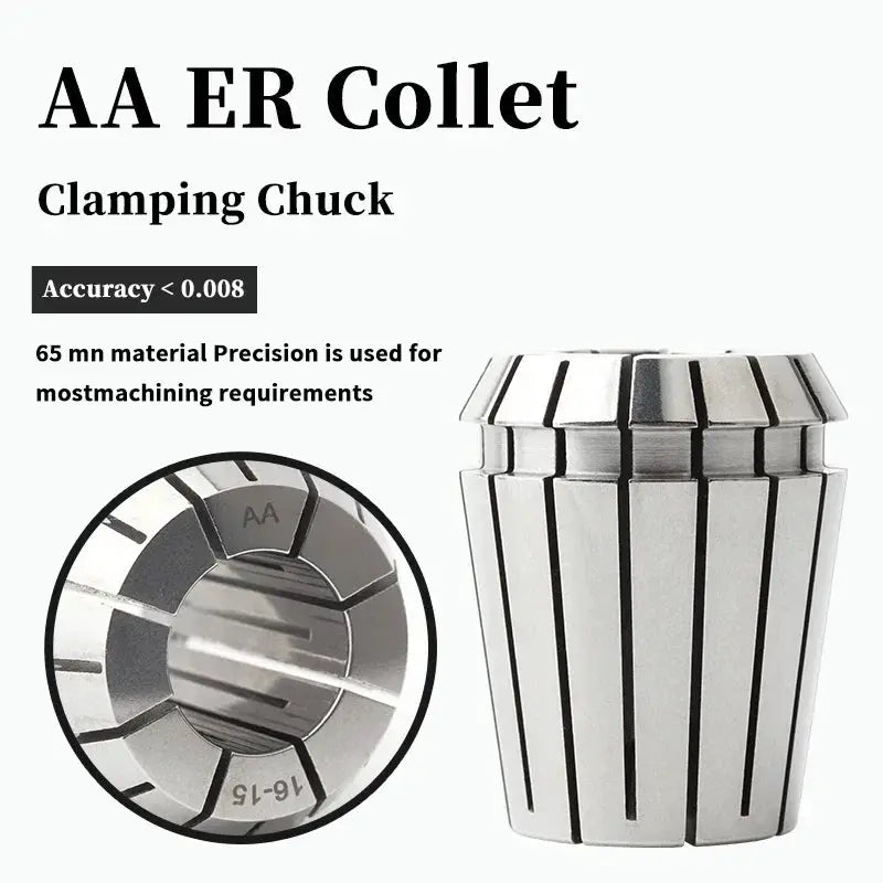 High Precision 0.008mm Spring ER Collet Chuck For Engraving Machines And CNC Spindles ER11 ER16 ER20 ER25 ER32