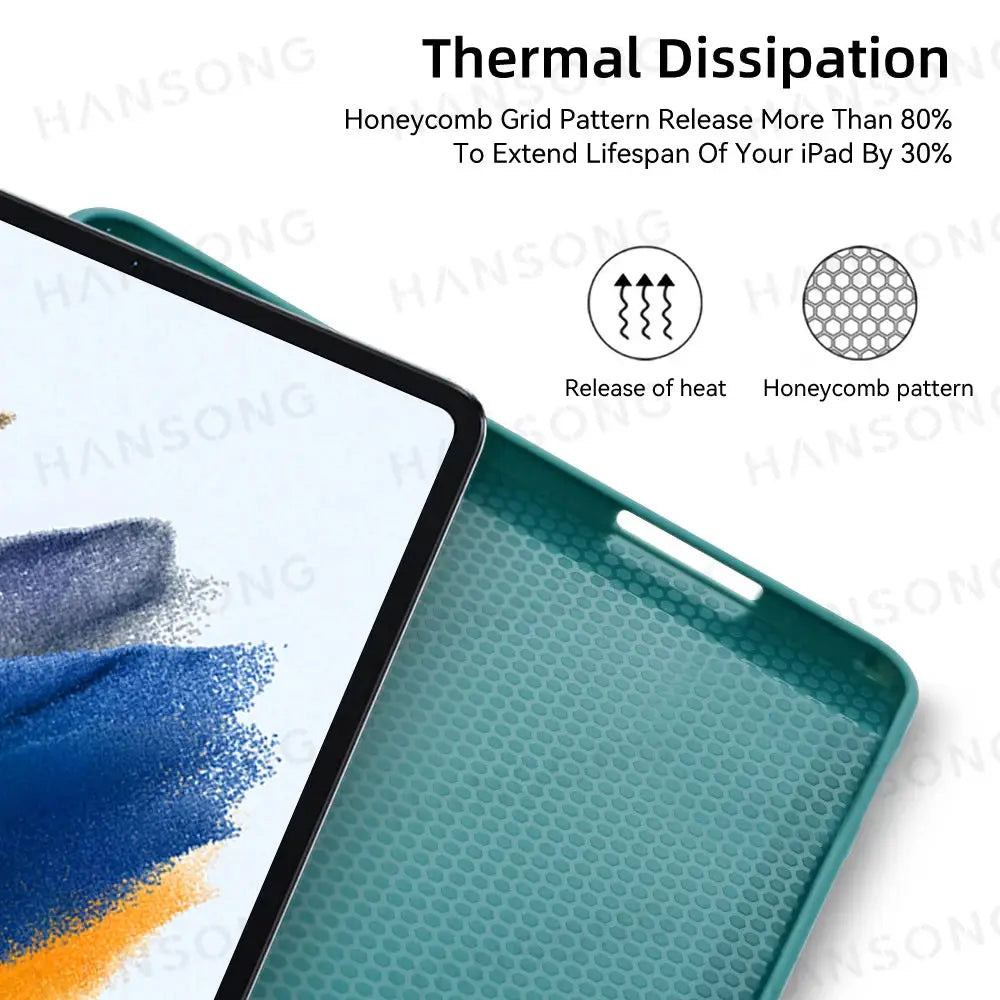 PrimeShield Smart Leather Tablet Case For Samsung Galaxy Tabs A7 Lite To S9 11 Inches Premium Protection