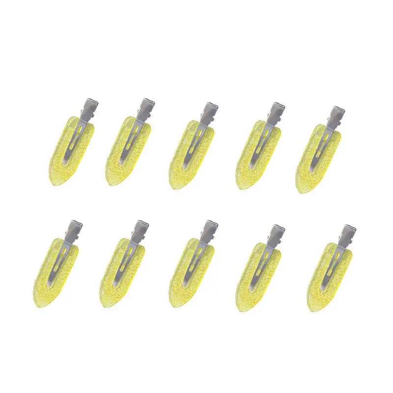 GlowStyle No Crease Hair Clips 10 Piece Set For Women And Girls Secure Hold Without Bending