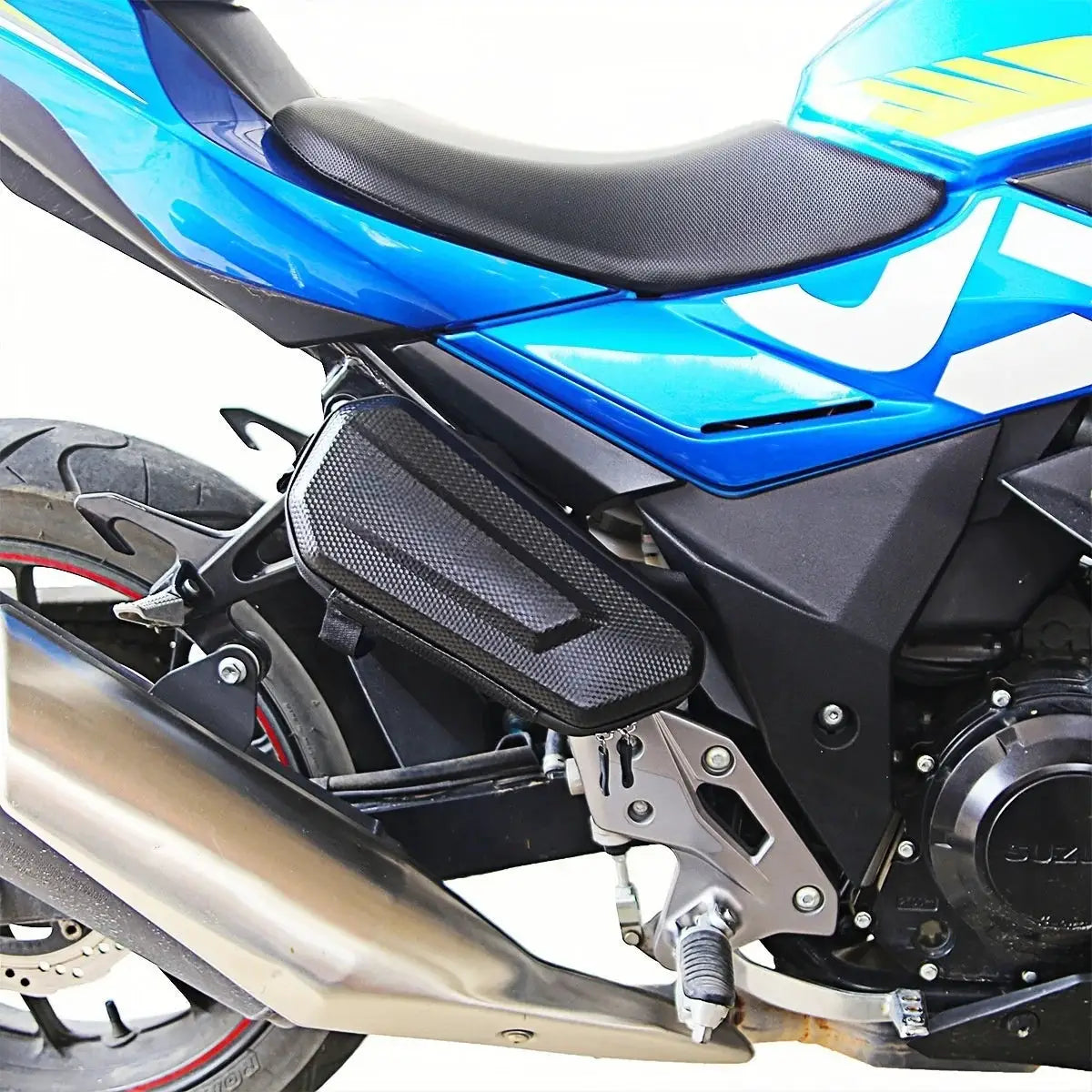 RiderGuard Universal Waterproof Motorcycle Side Bag Large Capacity Hard Shell Saddlebag For Bikes And Commuters