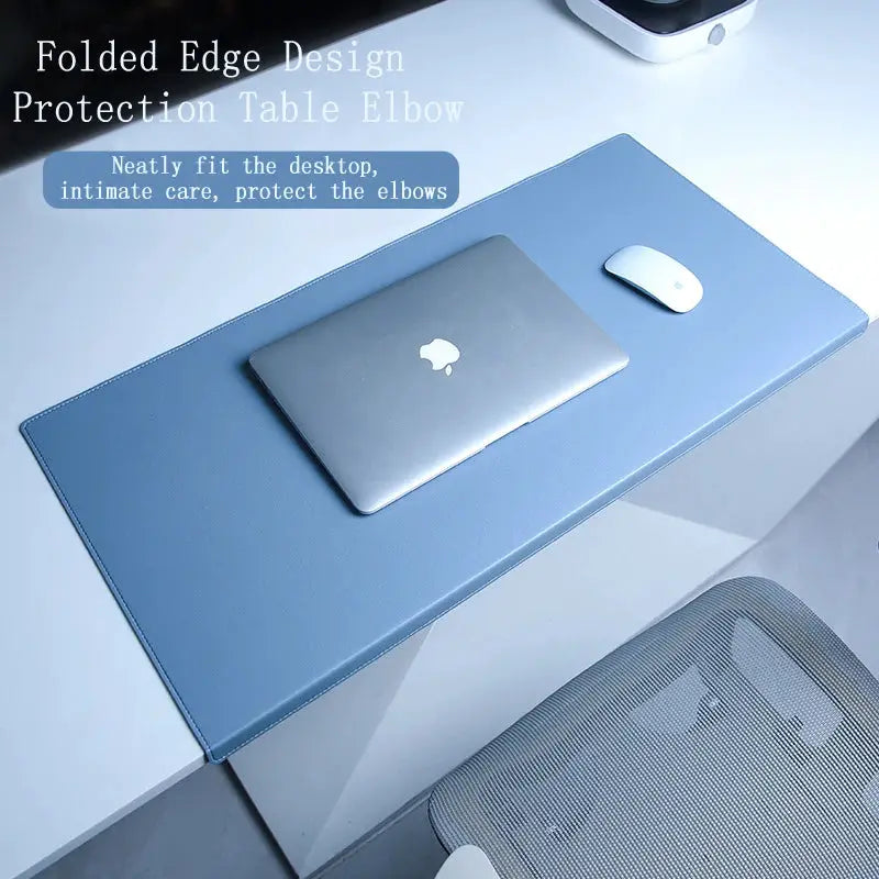 Folding Elbow Guard Wrist Guard PU Leather Desk Pad Big Mouse Pad for Laptop Computer Desk Mat Gaming Table Cushion