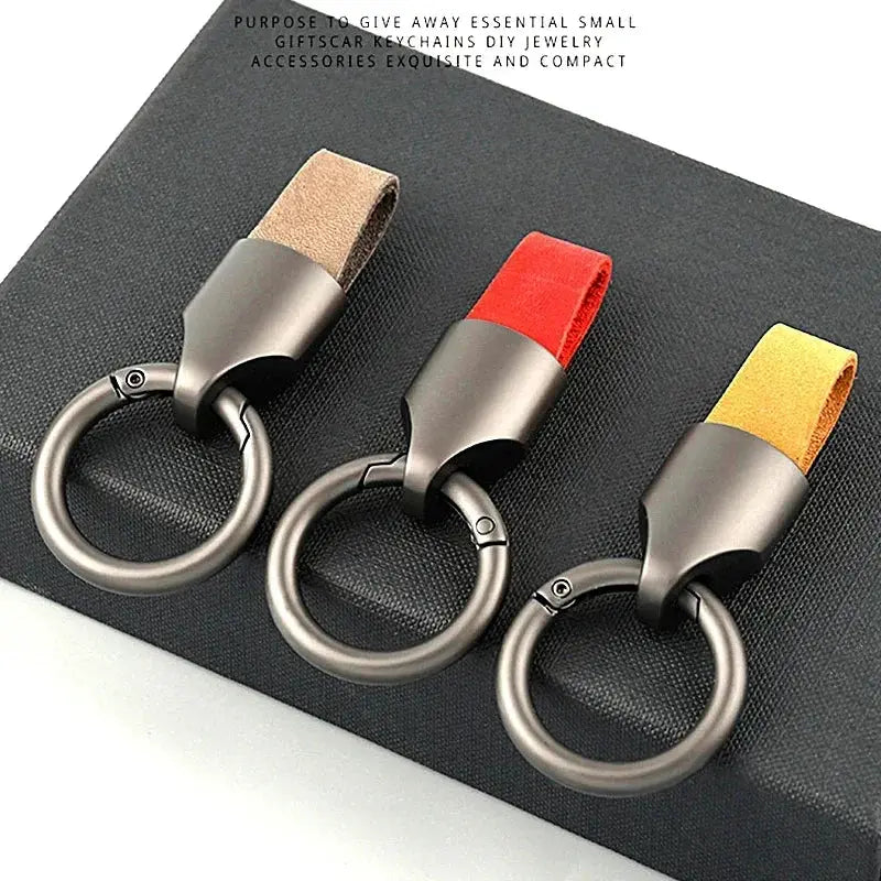 Car Key Chain Pendant For Men And Women Zinc Alloy Simple Waist Hanging Key Ring Holiday Gift