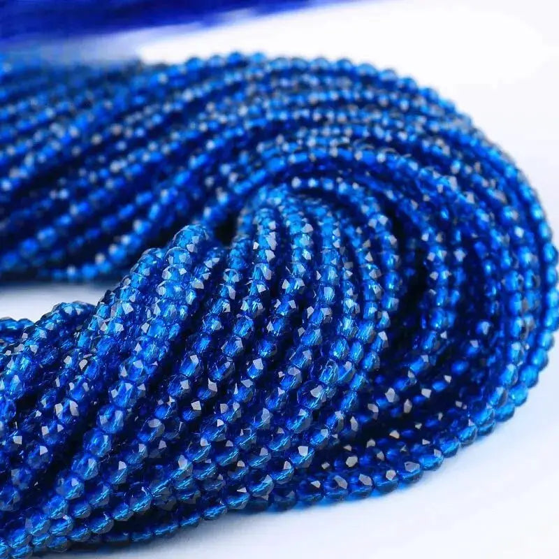 4mm Flat Crystal Glass Beads for Jewelry Making Loose Beads for Bracelets Necklaces and Earrings DIY Jewelry Supplies