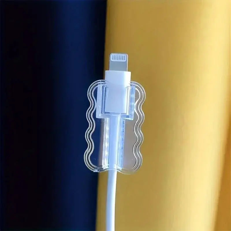 FlexGuard Data Cable Protector Sleeves Anti Breakage Cord Saver For Phone Chargers At School And Home
