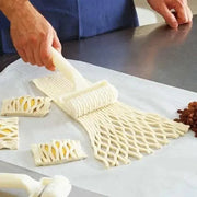 KitchenGadgets Plastic Pastry Lattice Roller Cutter Smooth Rolling For Ribbon Like Lattice Strips On Pies And Cookies