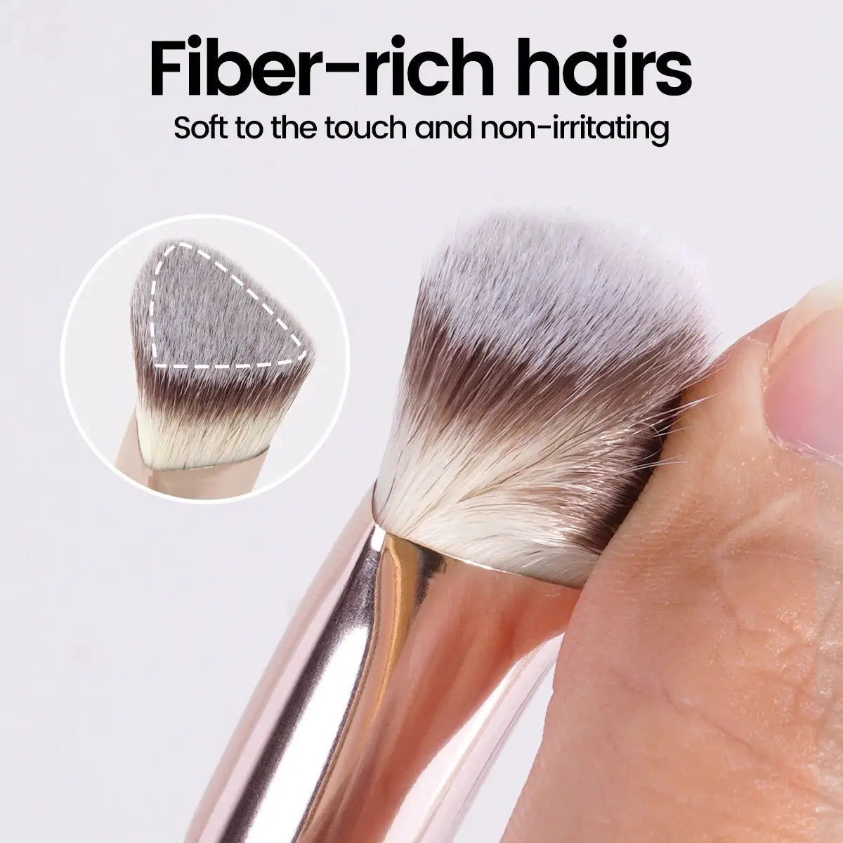 Maange Under Eye Concealer Brush Triangle Foundation Brush With Synthetic Hair For Seamless Blending Of Liquid Concealer