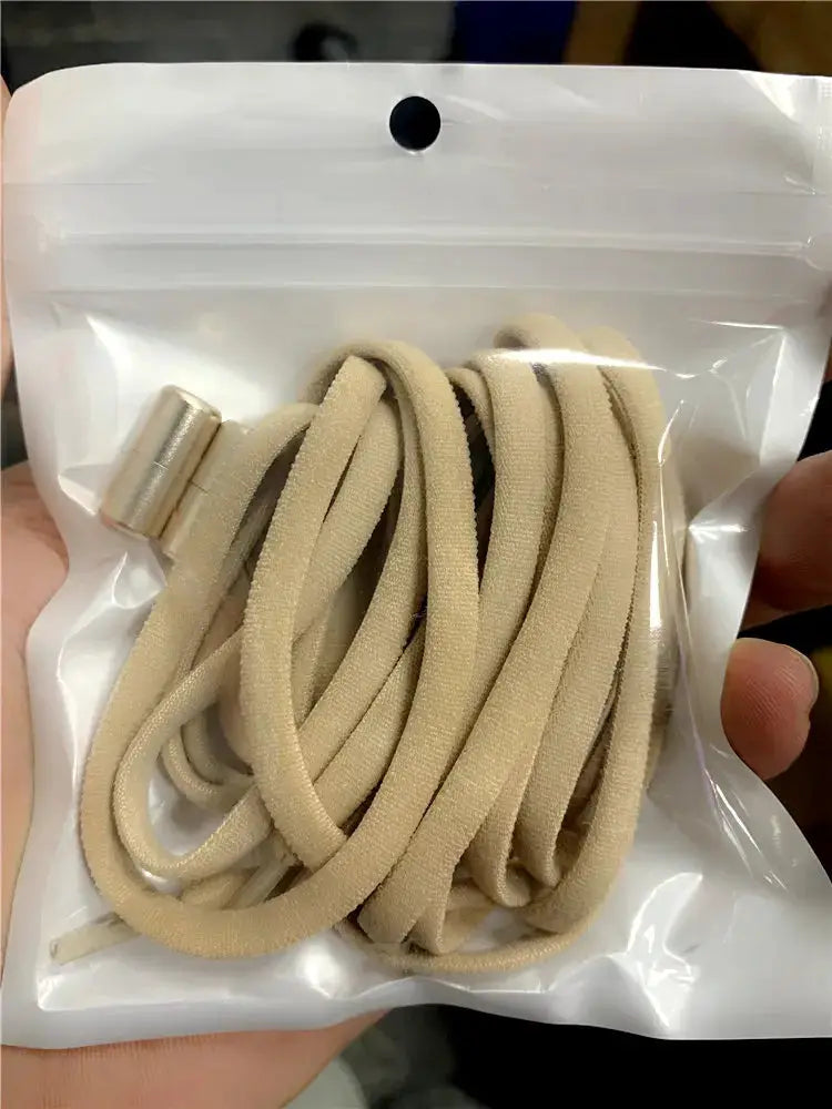 Elastic No Tie Shoelaces For All Shoes One Pair Kids And Adults Quick Lacing Flat Sneakers