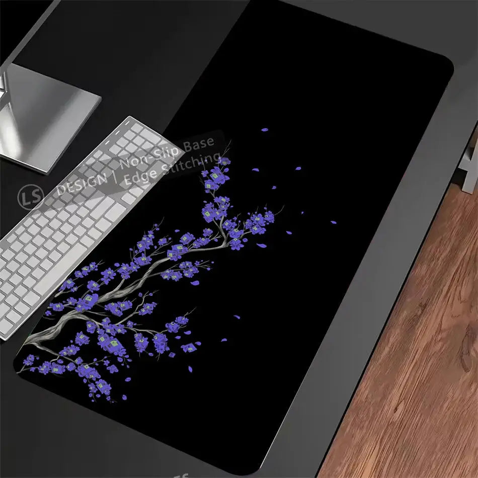 Japan Sakura Gaming Mouse Pad XXL Extra Large Cherry Blossom Design For Laptops Desks Office Keyboard