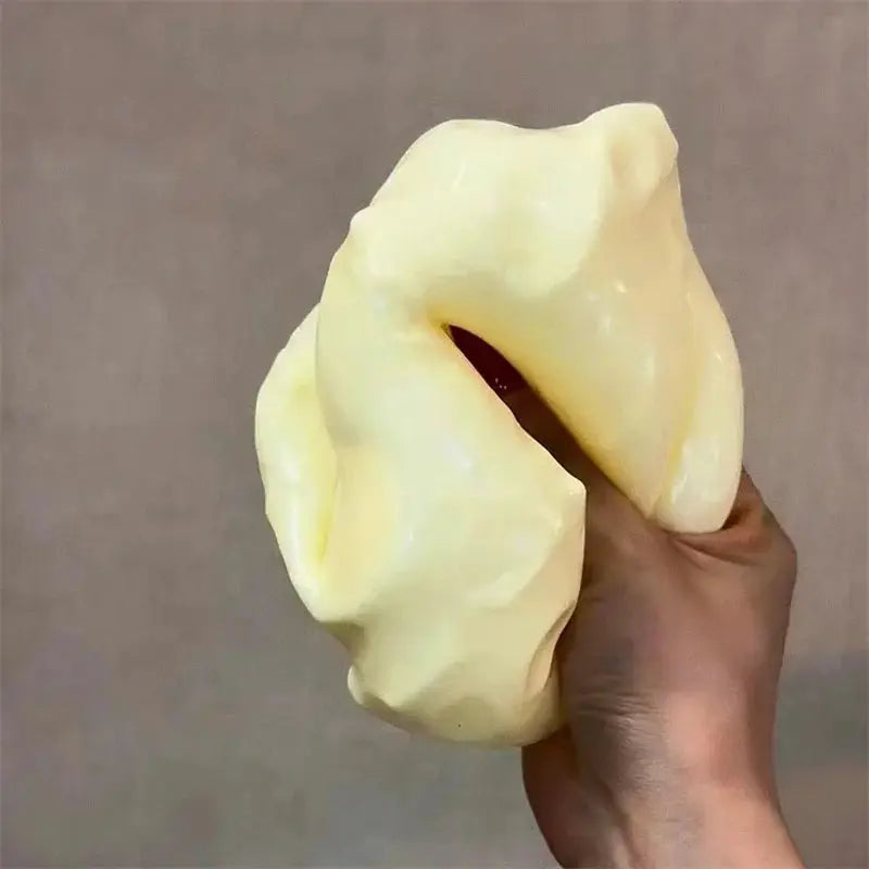 Jumbo Cheese Cube Stress Ball Shapeable Squeeze Ball Fidget Toy For ASMR Sensory Anti Stress Festival Gift