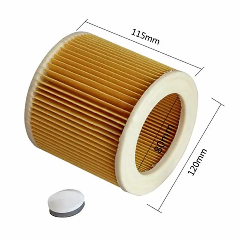 Karcher Replacement Cartridge Filter For WD WD2 WD3 WD1 MV3 MV2 Wet Dry Vacuum Cleaner