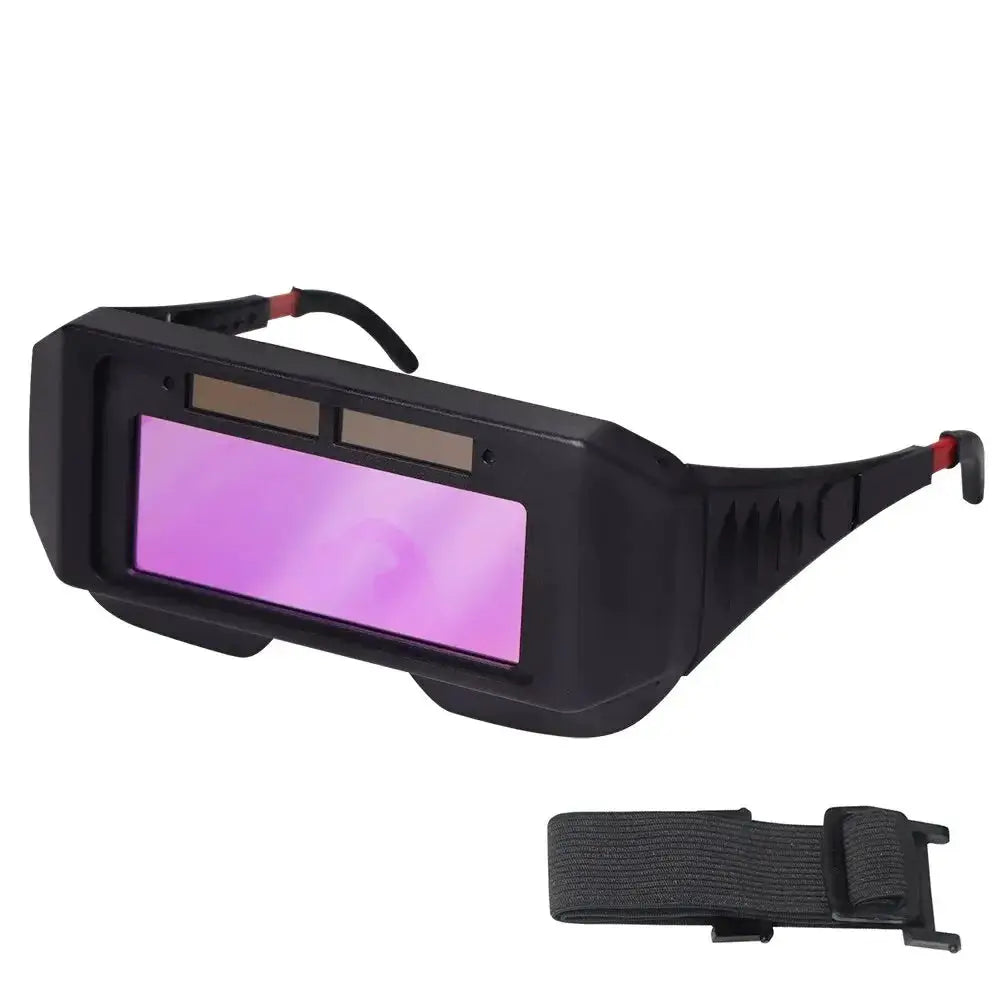 SolarGuard Auto Darkening Welding Goggles Solar Powered Protective Glasses For TIG MIG MMA Plasma Welding Lightweight