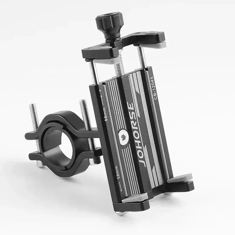 TrailBolt CNC Aluminum Alloy Motorcycle And E Bike Phone Holder Four Claws Fits 58 To 88 Mm Smartphones Secure Mount