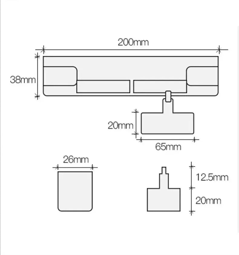 Door buffer damper hydraulic door closer for wooden exterior doors by Simples Market, silent anti-pinching