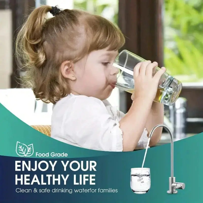 Kitchen filtered faucet by Simples Market, 304 stainless steel, direct drinking water