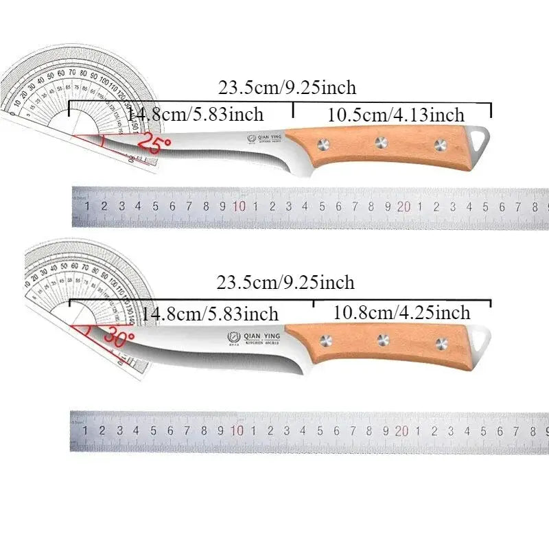 Premium Stainless Steel Bone Picking Knife For Butchers Sharp Tool For Sheep Pigs And Cattle