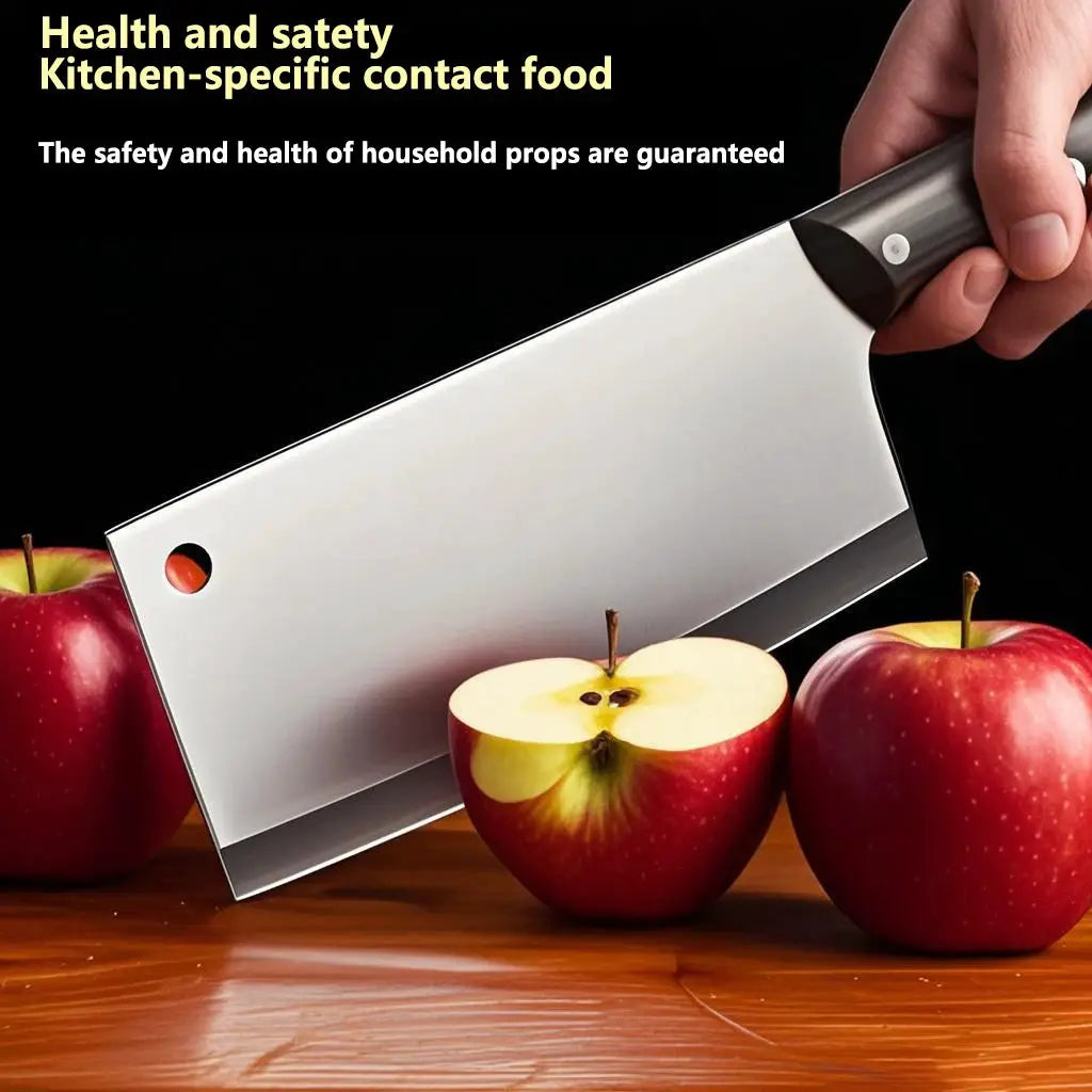 ChefForge Multi Function Kitchen Cleaver With Sharp Durable Stainless Steel Blade For Precision Slicing And Chopping