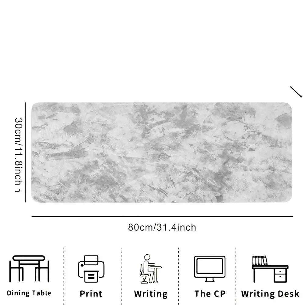 Large Line Texture Mouse Pad With Durable Stitched Edges Non Slip Base For Office Gaming And Study