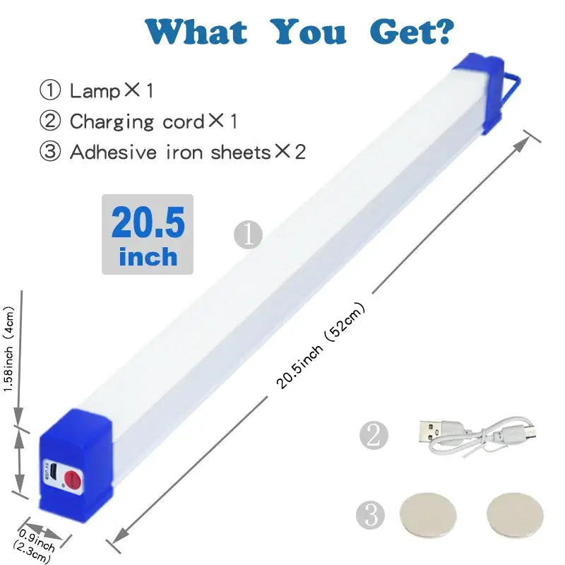 NovaLite LED Rechargeable Lamp Tube USB 5V Magnetic Portable Emergency Light For Camping And Outdoors
