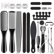 Stainless Steel Pedicure Kit 8 In 1 Professional Foot Care Set With Callus Remover And Dead Skin Rasp