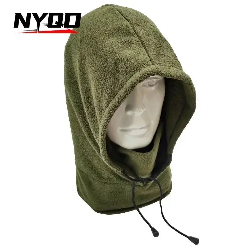NYQD Fleece Balaclava Face Mask for Men and Women Winter Neck Warmer Hood Ski Sun Protection Windproof