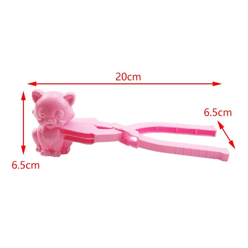 Duck Rice Mold DIY Snowball Maker with Handle Eco Friendly PP Plastic Cute Animal Rice Shaper for Kids and Adults