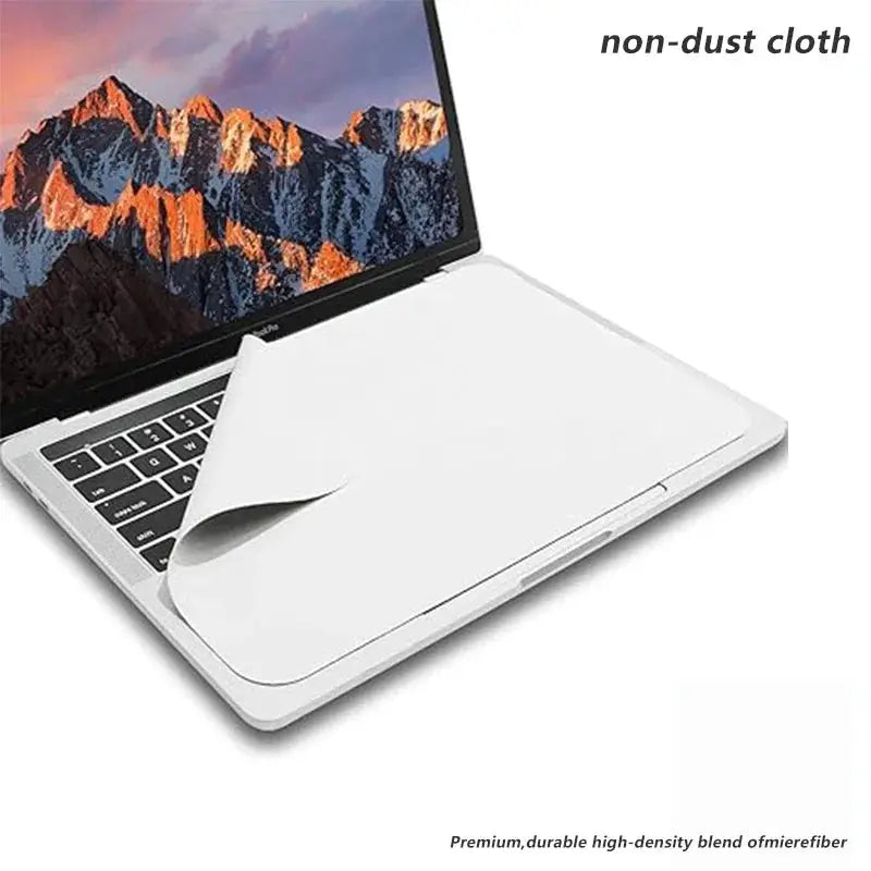 MacBook Pro Keyboard And Screen Protection Microfiber Dustproof Blanket And Cloth For 13 15 16 Inch Laptops