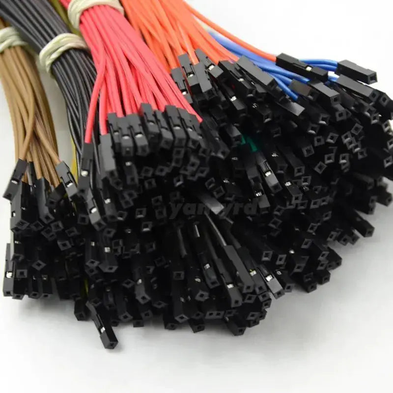 50 Pcs 10 20 30 Cm 2.54mm Dupont Jumper Wires Male To Female For Arduino Breadboard Kit Color Options