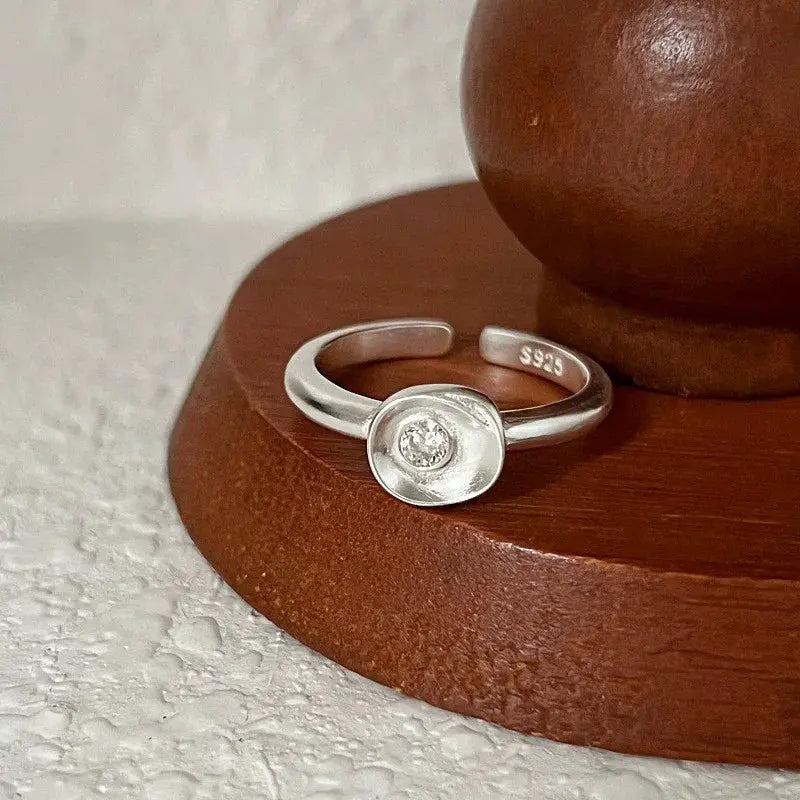 925 Sterling Silver Love Heart Ring With Hanadama Pearl For Women Gift Jewelry Birthday