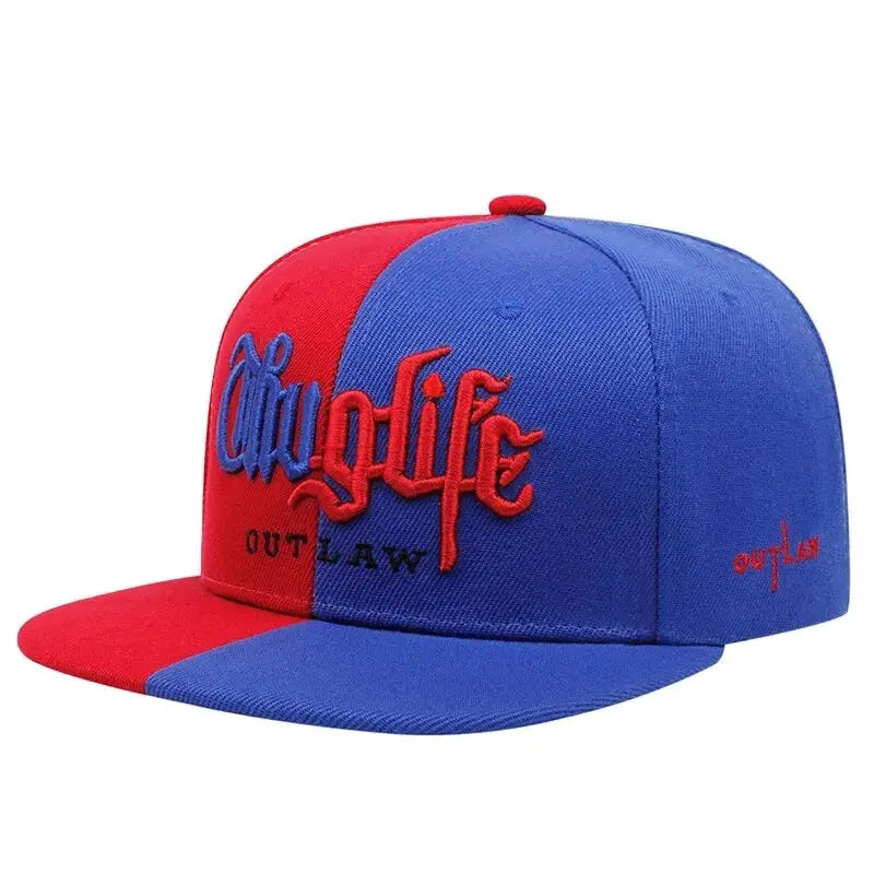 Fashion Fastball Cap Thuglife Embroidery Hip Hop Baseball Hat Snapback For Adults Adjustable Sun Outdoor Casual Bone