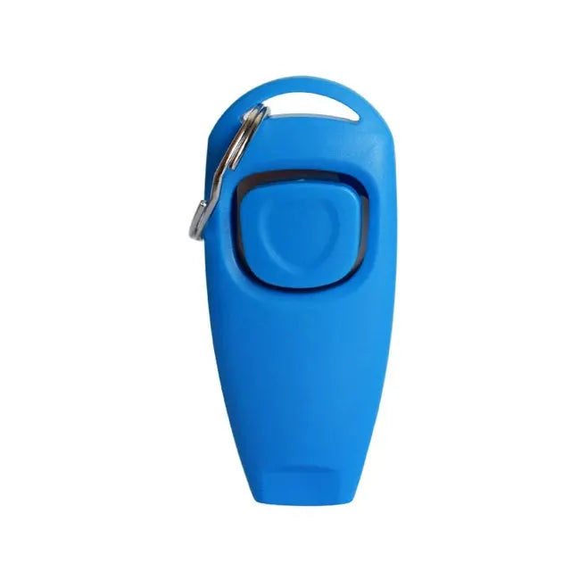 2-In-1 Dog Clicker And Training Whistle With Key Ring For Puppy Training And Barking Control