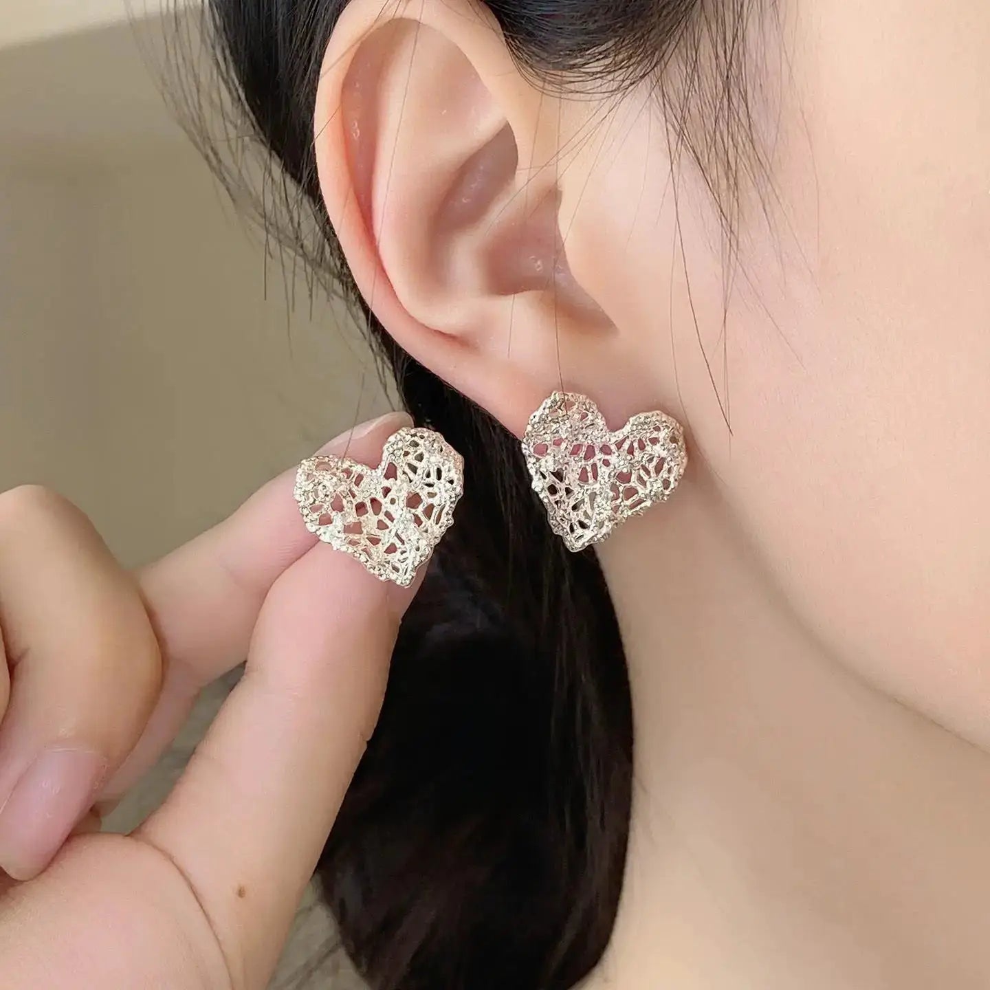 925 Sterling Silver Star Hoop Earrings For Women And Girls Trendy Original Hip Hop Style Jewelry Gift